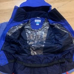 Columbia ❄️🏂SALE High Tech Convertible SKI Jacket SNOWBOARD Waterproof Jacket With Hood Blue With Orange Accents INSULATED With Zip & Snap Off Layers Rain & Snow - Size XS -Columbia Sale Store 047d8c099b9aa62610946068e2d631e2 668908321.985693