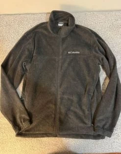 Columbia Gray Full-Zip Jacket - Size XL