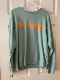 Columbia Blue/green Sweatshirt - Size S