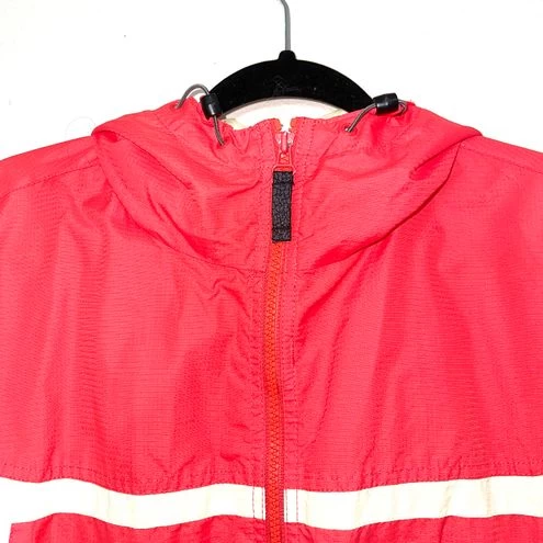 Columbia Peach & White Full Zip Windbreaker Hooded Jacket - Size M 3 Columbia Peach & White Full Zip Windbreaker Hooded Jacket - Size M - Image 3