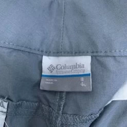 ColumbiaCasual Hiking Shorts Gray 4" Inseam High Rise Cotton Trail Womens 8 - Size 8 -Columbia Sale Store 156a56b53b77bf5d36118f548056cdcb image