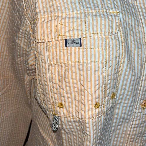 ColumbiaSeersucker Super Bahama Button Down Shirt - Size M 3 ColumbiaSeersucker Super Bahama Button Down Shirt - Size M - Image 3