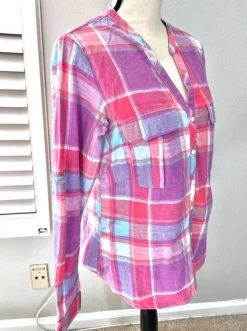 ColumbiaTop Womens Size M Medium Pink Purple Plaid Vented Button Down Shirt - Size M -Columbia Sale Store 1e1ec5728620b15dc3cc668b19eb4a8b 18FAA2FD 1BC2 4010 A802 F2FA9E89FEF3 1 201 a