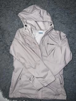 Columbia Pink Rain Coat - Size S