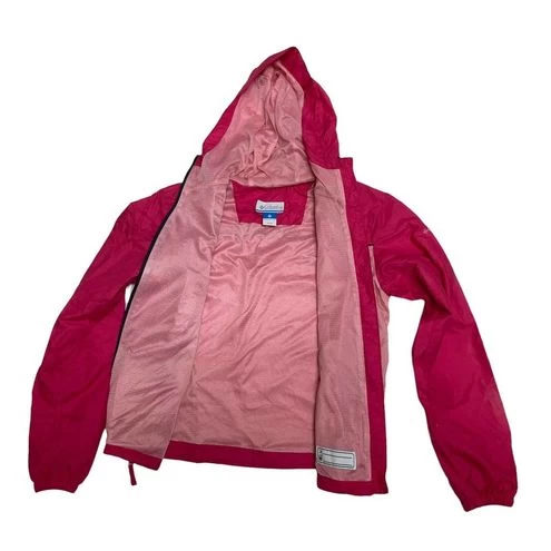 ColumbiaBig Girls Wind Racer Rain Jacket Size 18/20 Bright Rose Pink 6 ColumbiaBig Girls Wind Racer Rain Jacket Size 18/20 Bright Rose Pink - Image 6