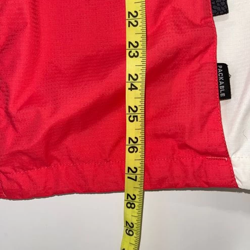 Columbia Peach & White Full Zip Windbreaker Hooded Jacket - Size M 14 Columbia Peach & White Full Zip Windbreaker Hooded Jacket - Size M - Image 14