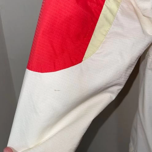 Columbia Peach & White Full Zip Windbreaker Hooded Jacket - Size M 7 Columbia Peach & White Full Zip Windbreaker Hooded Jacket - Size M - Image 7