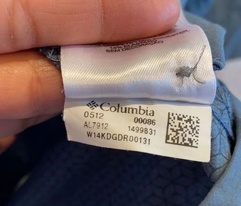 Columbiaomni Wick Button Down Roll Tab Sleeve M - Size M 6 Columbiaomni Wick Button Down Roll Tab Sleeve M - Size M - Image 6