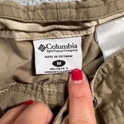 Columbia Tan Khaki Cargo Lightweight Cotton Blend Shorts Size Medium EUC - Size M -Columbia Sale Store 361be750dd33d8554fbe63dec41c253b 694562832.486709