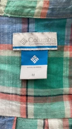 Columbia PFG Button Down Shirt Adjustable Long Sleeve Plaid Size Medium NWT - Size M -Columbia Sale Store 38062adf818fb5fbe52530eb33c06c44 703008725.449588