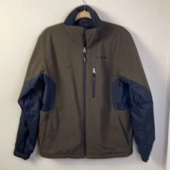 ColumbiaOlive Brown Black Softshell Jacket Size M​ - Size M