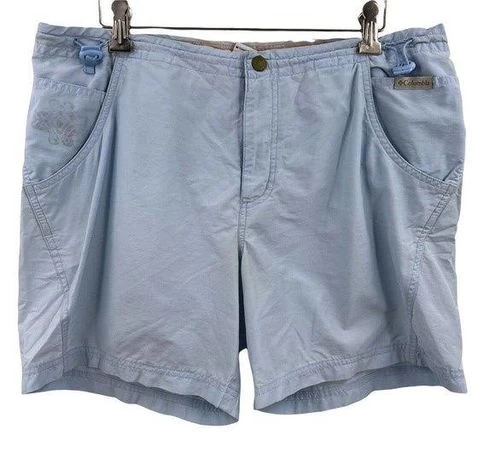 ColumbiaBlue Lightweight Ladies Cotton Nylon Shorts Size Medium - Size M 1 ColumbiaBlue Lightweight Ladies Cotton Nylon Shorts Size Medium - Size M