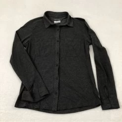 ColumbiaOmni-Wick Outdoor Hiking Dark Gray Button Up Longsleeve Shirt Womens M. - Size M