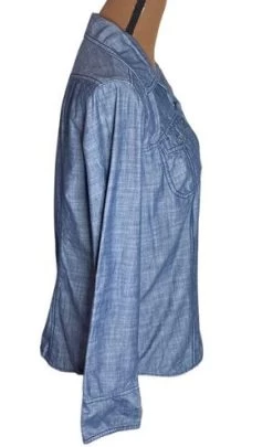 Columbiablue Chambray Button Down Shirt With Flap Chest Pockets Size L - Size L 13 Columbiablue Chambray Button Down Shirt With Flap Chest Pockets Size L - Size L -Columbia Sale Store 4b71a7540fb467a531bdb6983dc97de8 photo