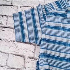 ColumbiaShirt Women's Small Blue White Stripe Cotton Short Sleeve Pocket - Size S -Columbia Sale Store 4c979055fb306e627c693c1adde59067 image