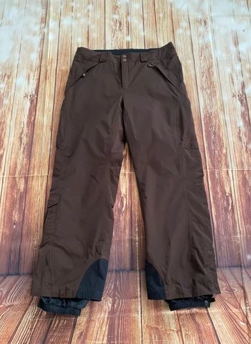 Columbia Women Omni-Tech Titanium Insulated Snow Ski Brown Pants Fleece Lined L - Size L 1 Columbia Women Omni-Tech Titanium Insulated Snow Ski Brown Pants Fleece Lined L - Size L