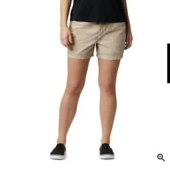 ColumbiaCasual Hiking Shorts Gray 4" Inseam High Rise Cotton Trail Womens 8 - Size 8 -Columbia Sale Store 544ef665d3027a8feee756b5b8181669 image