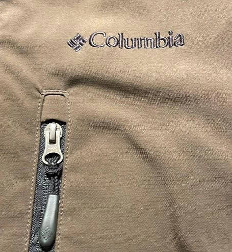 ColumbiaOlive Brown Black Softshell Jacket Size M - Size M 3 ColumbiaOlive Brown Black Softshell Jacket Size M - Size M - Image 3