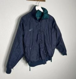 Columbia Vintage 90sTeal And Navy Reversible Bomber Jacket - Size XL -Columbia Sale Store 57d54a44f493a03ad3a8ac27a36488b0 photo