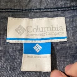 Columbiablue Chambray Button Down Shirt With Flap Chest Pockets Size L - Size L 19 Columbiablue Chambray Button Down Shirt With Flap Chest Pockets Size L - Size L -Columbia Sale Store 5b7ad2f28b442aa91eabcdb52390a6c5 image