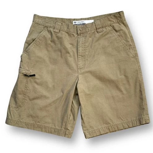 ColumbiaCargo Shorts Brown Khaki Lightweight Cotton Flat Front 34 - Size 34 10 ColumbiaCargo Shorts Brown Khaki Lightweight Cotton Flat Front 34 - Size 34 - Image 10