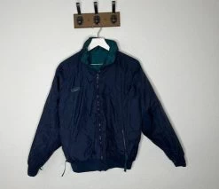 Columbia Vintage 90sTeal And Navy Reversible Bomber Jacket - Size XL -Columbia Sale Store 64a79a8679d99c09439bff067f1cc4f7 photo