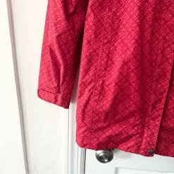 ColumbiaRed Houndstooth Print Zip Up Rain Resistant Jacket Hooded Small Women - Size S -Columbia Sale Store 666d2e71951c8391af56a3d8a62c285b image