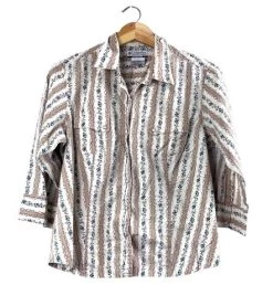 Columbia Vintage Women’s CottagecoreButton Blouse PM - Size M Petite