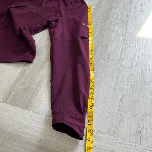 ColumbiaOmni-Shade Sun Protection Purple Long Sleeve Outdoor Button Down Shirt - Size L 11 ColumbiaOmni-Shade Sun Protection Purple Long Sleeve Outdoor Button Down Shirt - Size L - Image 11