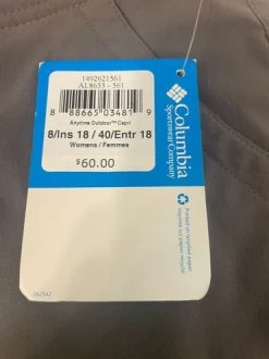 Columbia Crop Omni Shield Pants - Size 8 -Columbia Sale Store 738654c469d607f5492d451872723c4e 642028871.701981