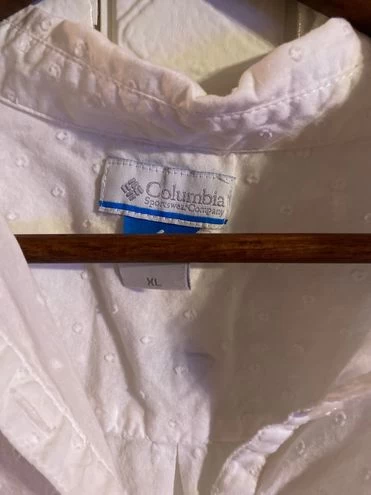 Columbia Columbus Women's White Sleeveless Shirt - Size XL 8 Columbia Columbus Women's White Sleeveless Shirt - Size XL - Image 8