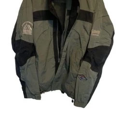 ColumbiaJacket Coat Titanium Omni-Tech Olive Green Waterproof Size Extra Large - Size XL -Columbia Sale Store 7a6ccefdb3f0f8a9e67d383b9477108a photo