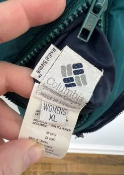 Columbia Vintage 90sTeal And Navy Reversible Bomber Jacket - Size XL -Columbia Sale Store 7ad778169d5bfdeb3d813e3b16ad646a photo