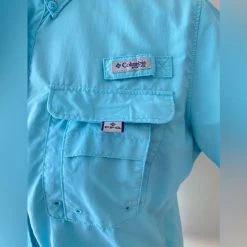 Columbia PFG Bahama ShirtShort Sleeve Fishing Outdoor Turquoise Size M - Size M 21 Columbia PFG Bahama ShirtShort Sleeve Fishing Outdoor Turquoise Size M - Size M -Columbia Sale Store 7fcaa5ce33304cd36aff7722f996dc53 image