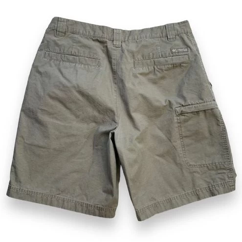 ColumbiaCargo Shorts Brown Khaki Lightweight Cotton Flat Front 34 - Size 34 5 ColumbiaCargo Shorts Brown Khaki Lightweight Cotton Flat Front 34 - Size 34 - Image 5
