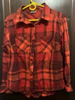 Columbia Cranberry Red Flannel - Size M