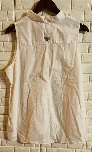 Columbia Columbus Women's White Sleeveless Shirt - Size XL 4 Columbia Columbus Women's White Sleeveless Shirt - Size XL - Image 4