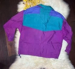 Columbia  vintage radial Sleeve Color Block Windbreaker Sz Medium - Size M -Columbia Sale Store 892cdf723df987023ddaee3ed6dc90ba photo