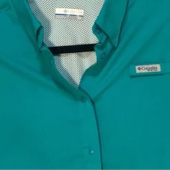 ColumbiaPFG Bright Teal Fly Fishing Omnishade Top In Size Small - Size S -Columbia Sale Store 8f5f90e78eaf5ebbaa5da2e635d4f167 image