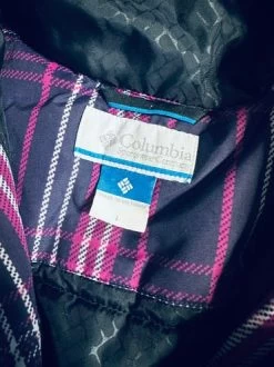 Columbia Pink/magenta Plaid Waterproof Winter Jacket - Size L -Columbia Sale Store 918de0bdd64ea24825461f91e9e37efc 698589153.781907