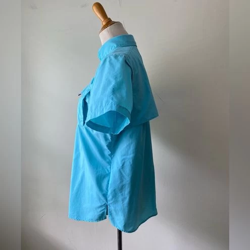 Columbia PFG Bahama ShirtShort Sleeve Fishing Outdoor Turquoise Size M - Size M 8 Columbia PFG Bahama ShirtShort Sleeve Fishing Outdoor Turquoise Size M - Size M - Image 8