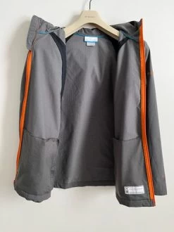 Columbia Omni-shield Grey Youth Hooded Windbreaker Rain Jacket - Size S -Columbia Sale Store 92c518ca8612d3af1afa62d05ae48629 666368811.510696
