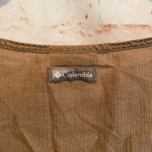 Columbia Vintagebutton Down Blouse Scoop Neck L - Size L 4 Columbia Vintagebutton Down Blouse Scoop Neck L - Size L - Image 4