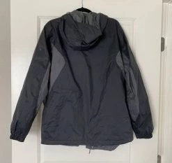 ColumbiaWindbreaker Black/Gray Medium With Hoodie - Size M -Columbia Sale Store 95b0a277cda77d5b571744d8f2176eab photo