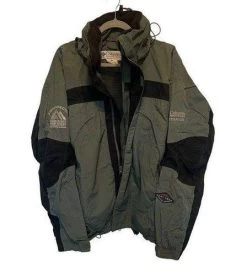 ColumbiaJacket Coat Titanium Omni-Tech Olive Green Waterproof Size Extra Large - Size XL