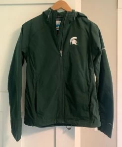 Columbia MSU Spartans Rain Jacket - Size M