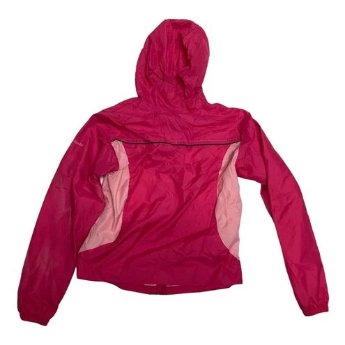 ColumbiaBig Girls Wind Racer Rain Jacket Size 18/20 Bright Rose Pink 2 ColumbiaBig Girls Wind Racer Rain Jacket Size 18/20 Bright Rose Pink - Image 2
