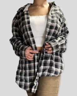 Columbia Black & White Flannel - Size M