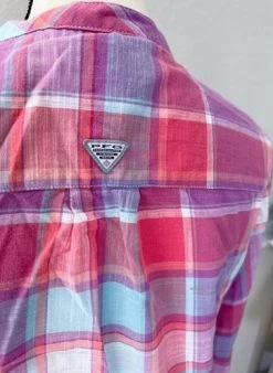 ColumbiaTop Womens Size M Medium Pink Purple Plaid Vented Button Down Shirt - Size M -Columbia Sale Store a6bf722b2e8f8e7f7c78e2dd045b5b90 6BF23B3A 6745 4EC5 8CB9 3613E6F4B9DE 1 201 a