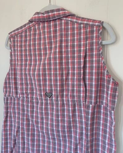 Columbia Sleeveless Plaid Button Up Super Bonehead PFG Fishing Women’s Size L - Size L 7 Columbia Sleeveless Plaid Button Up Super Bonehead PFG Fishing Women’s Size L - Size L - Image 7